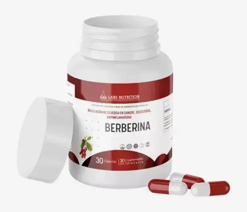 Berberina Labs Nutrition - Glucosa, Colesterol x 30
